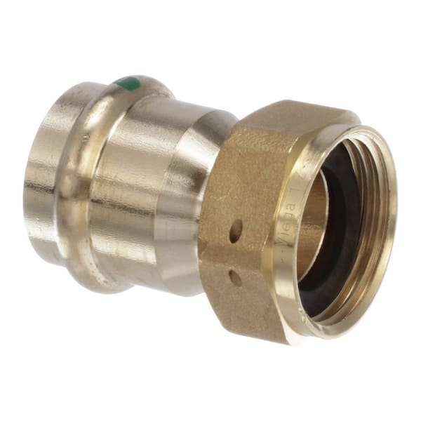 Viega ProPress 1 in. Press x 1 in. F BSP Zero-Lead Bronze Union Tailpiece
