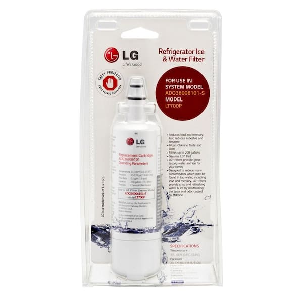 Lg Electronics Refrigerator Water Filter Lt700pc The Home Depot Lg Electronics Refrigerator Water Filter Lt700pc The Home Depot