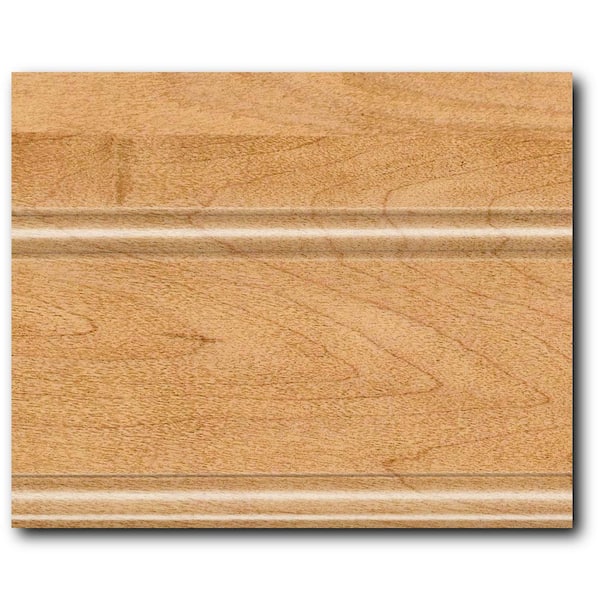 4 in. x 3 in. Finish Chip Cabinet Color Sample in Honey Spice Maple