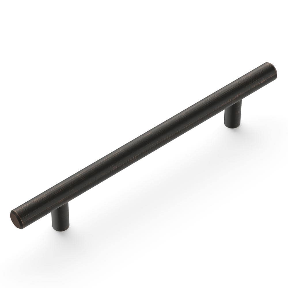 Oil-Rubbed Bronze Modern Bar Pulls with Mounting Hardware