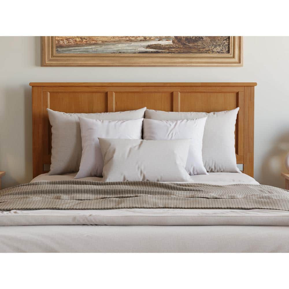 Madison Light Toffee Queen Solid Wood Bed Frame