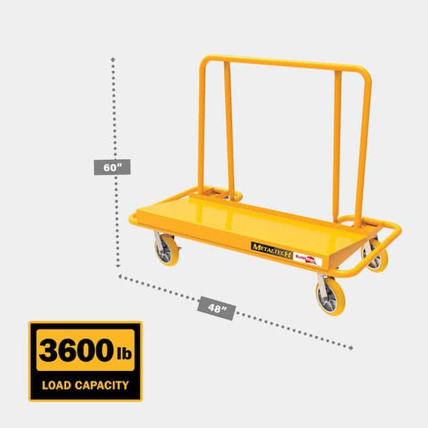 4000 Series Commercial Welded Drywall Cart with 3600 lbs. Load Capacity 4000 Series Commercial Welded Drywall Cart with 3600 lbs. Load Capacity
