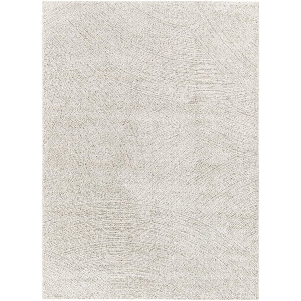 Gavic Cream Modern Abstract 4 X 5 Area Rug