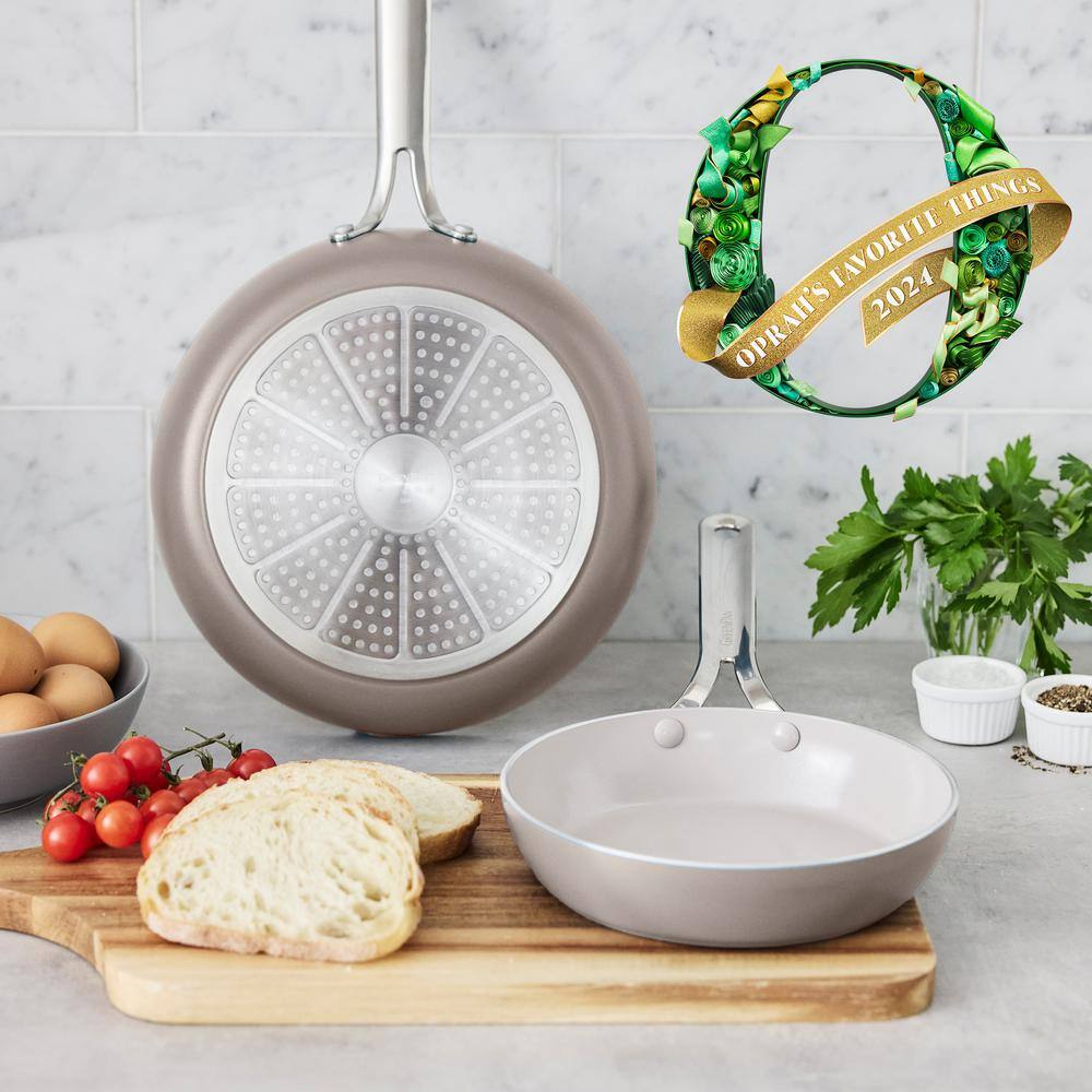 GreenPan Nova Clay Aluminum Ceramic Nonstick Frypan Set