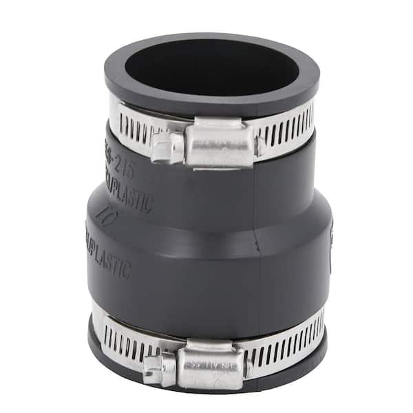 ECO FLO 1-1/2 in. x 1-1/4 in. DWV Flexible PVC Coupling