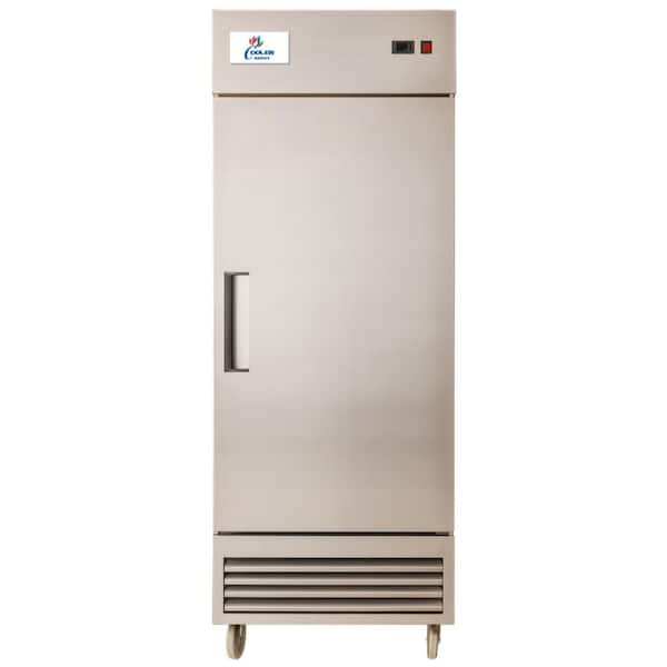 29 in. W 23 cu. ft. NSF Auto Defrost 1-Door Commercial Reach In Upright Freezer in Stainless Steel