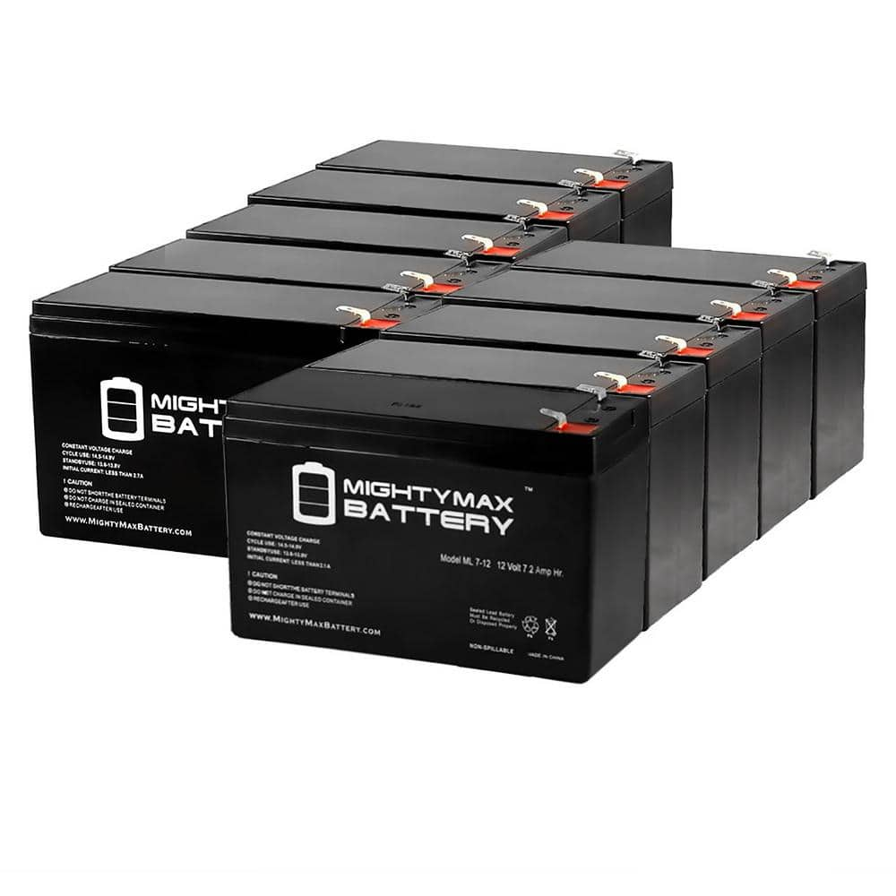 MIGHTY MAX BATTERY 12 Volt 7ah Rechargeable Battery With F1 (.187 ...