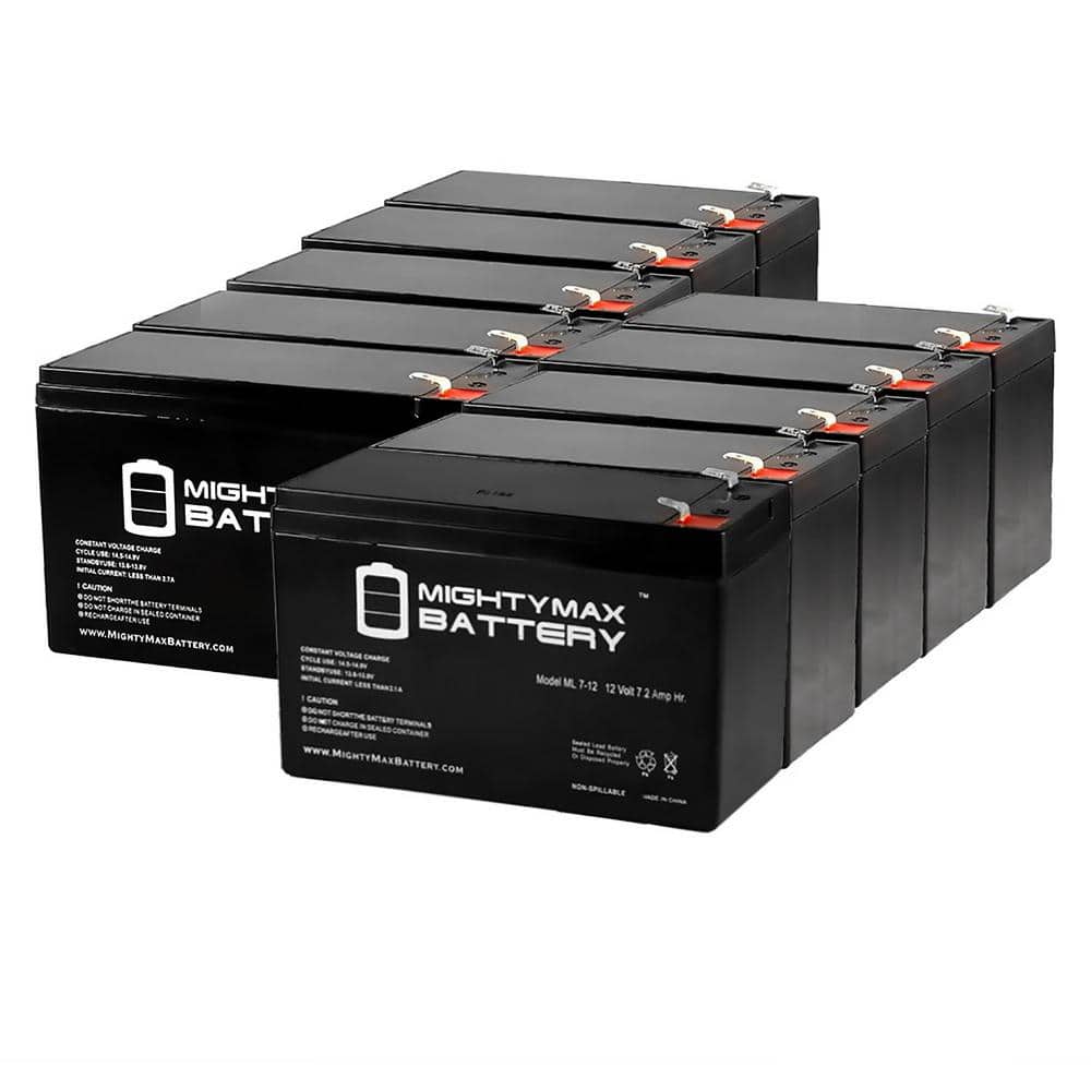 12V 7Ah SLA Replacement Battery for PowerWare 05146074-6591 - 10 Pack price history on PriceWatchPro