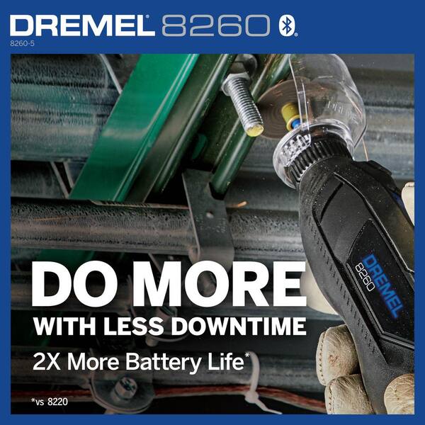 Dremel Micro Max 8050 18-Piece Variable Speed Cordless 8-Volt Multipurpose Rotary  Tool at