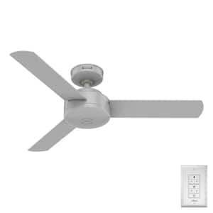 Presto 44 in. Indoor Ceiling Fan Dove Grey with Wall Control Included For Bedrooms
