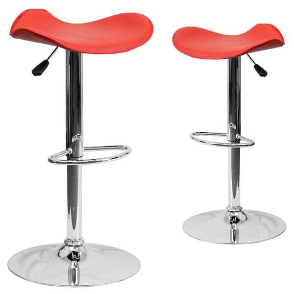 Carnegy Avenue 31 5 In Red Bar Stool, Red Bar Stool Set Of 2