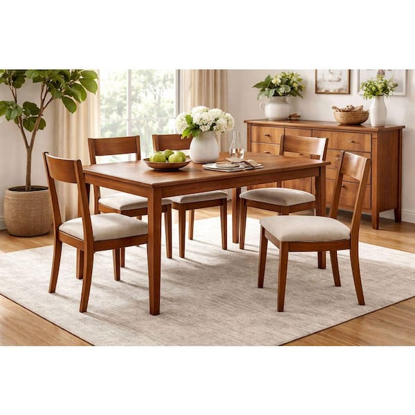 Boraam Shaker 36 in. Rectangular Dining Table Hardwood Top in