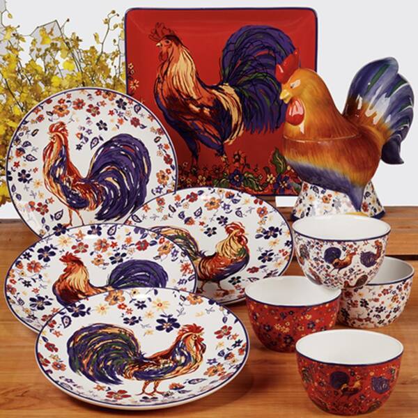 Certified International Morning Rooster 1-Cup Multi-Color