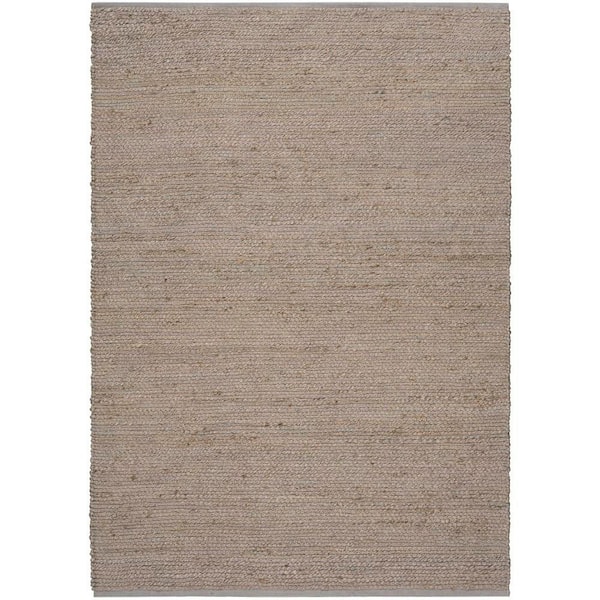 Natural Jute Grey 10 ft. x 14 ft. All-Over Design Contemporary Area Rug