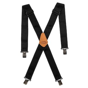 Web Black Work Suspenders