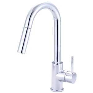 Olympia i2v K-5080 Single Handle Pull Down Sprayer Kitchen Faucet in Chrome