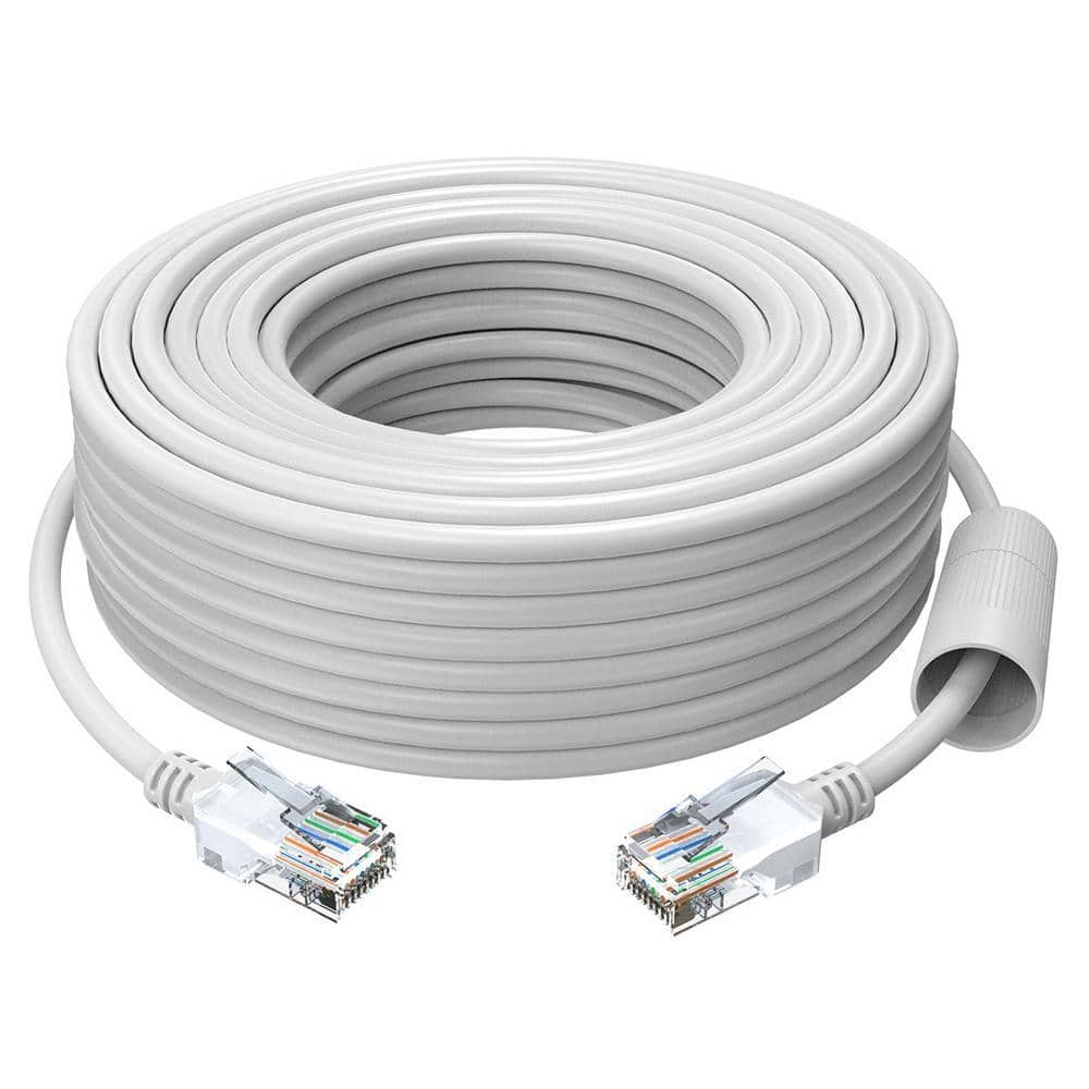 ZOSI 100 ft. High Speed Cat5e Ethernet Cable Network RJ45 Wire Cord for POE Security Cameras, Router, Computer