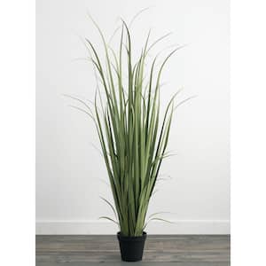 Artificial 72 in. Potted Onion Grass
