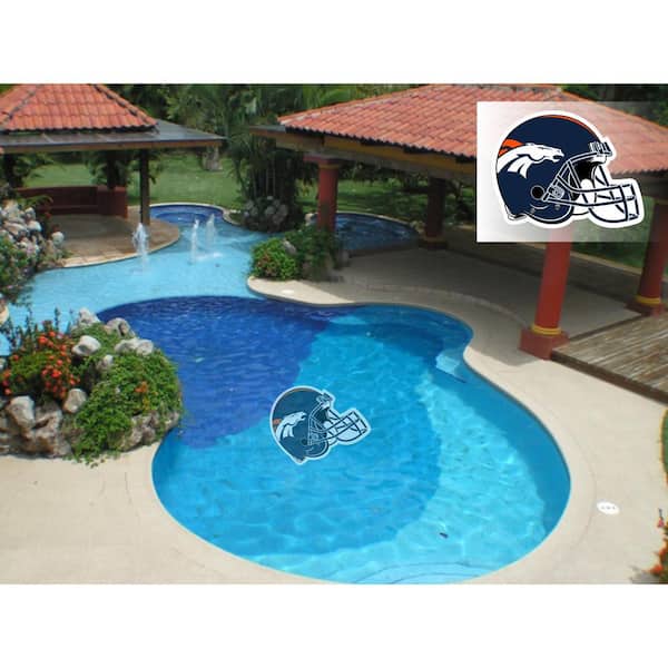 Applied Icon NFL Denver Broncos 29 in. x 29 in. Small Pool Graphic