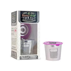 Cafe Fill Stainless Steel Premium Reusable Single Serve Coffee Filter Cup