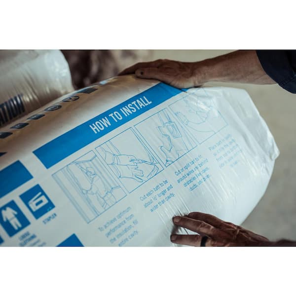 Knauf Insulation R 13 EcoBatt Unfaced Fiberglass Insulation Batt 3