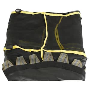 Trampoline Replacement Jumping Band Mat With Attached Safety Net For 55 in. Round Frame-Clips Included-Net & Mat Only