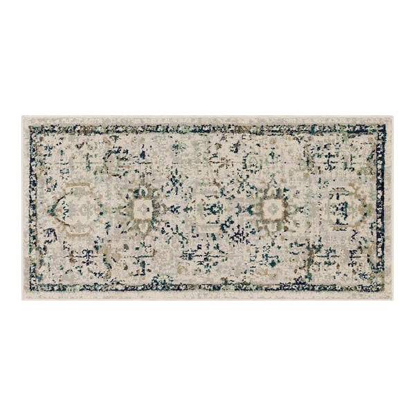 Home Decorators Collection Medallion Cream 2 ft. x 4 ft. Scatter Indoor Area Rug