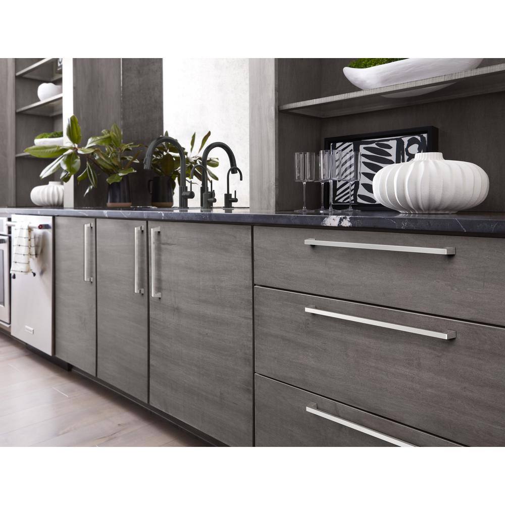 Polished Chrome 12" Modern Appliance Pull with Mounting Hardware