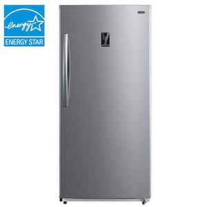 13.8 cu. ft. Energy Star Digital Upright Convertible Deep Freezer / Refrigerator Stainless Steel