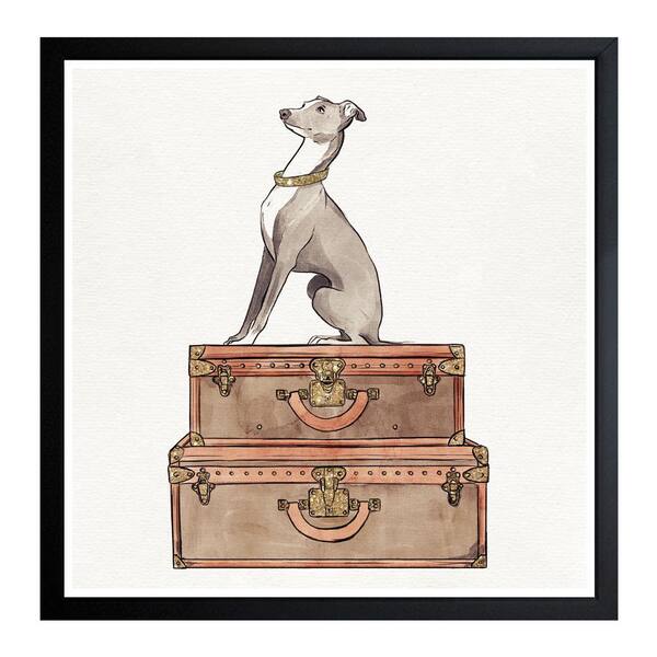 Wynwood Studio Luxury Greyhound' by Wynwood Studio Framed Animal Art Print 13 in. x 13 in.