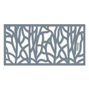 Willow 48 in. x 24 in. Twilight Polypropylene Multi-Purpose Decorative Panel