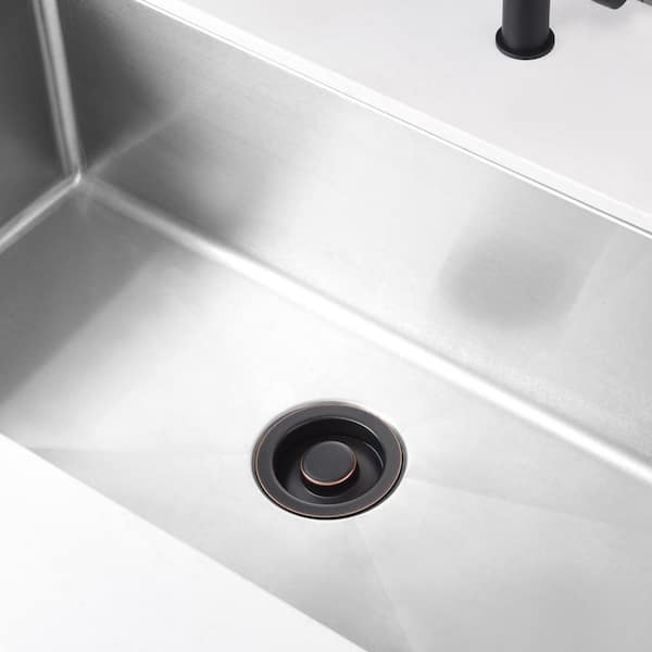 Sink Flange for Garbage Disposal and Sink Stopper Stainless Steel Fit  Universal 3-1/2 Inch Standard Sink Drain Openings Kitchen Sink Garbage  Disposal