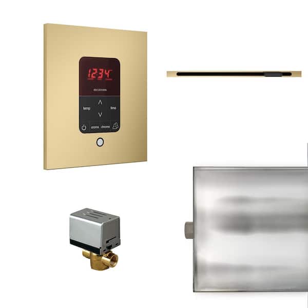Mr. Steam Mr.Steam Basic Butler Linear Package Square Satin Brass