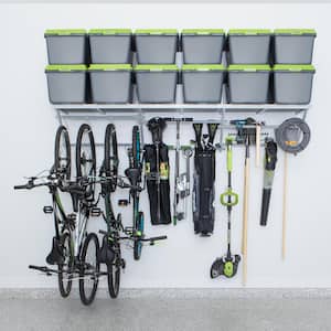 96 in. W Ultimate Shelf and Track Storage System