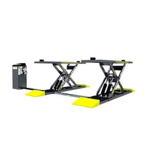 MDS-6EXT Mid-Rise Scissor Car Lift with Open Center and Extended Platform, 6000 lb. Capacity, 208-230V, 60 Hz, 1-Phase