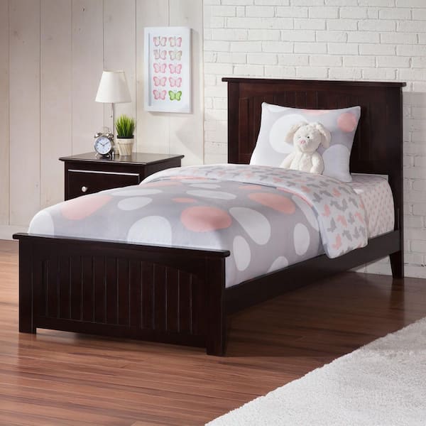 AFI Nantucket Espresso Twin XL Traditional Bed with Matching Foot Board