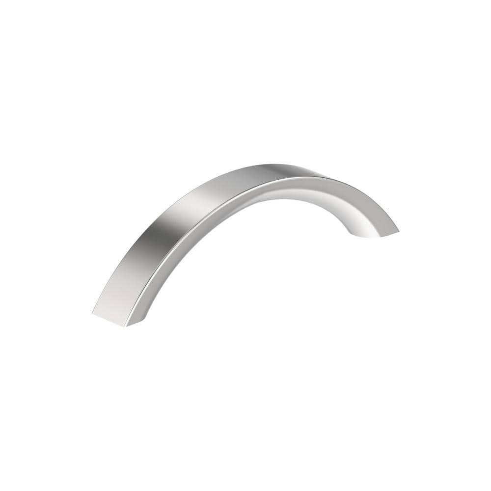 Parabolic 3-3/4 in. (96mm) Center-to-Center Modern Polished Chrome Arch Cabinet Pull price history on PriceWatchPro