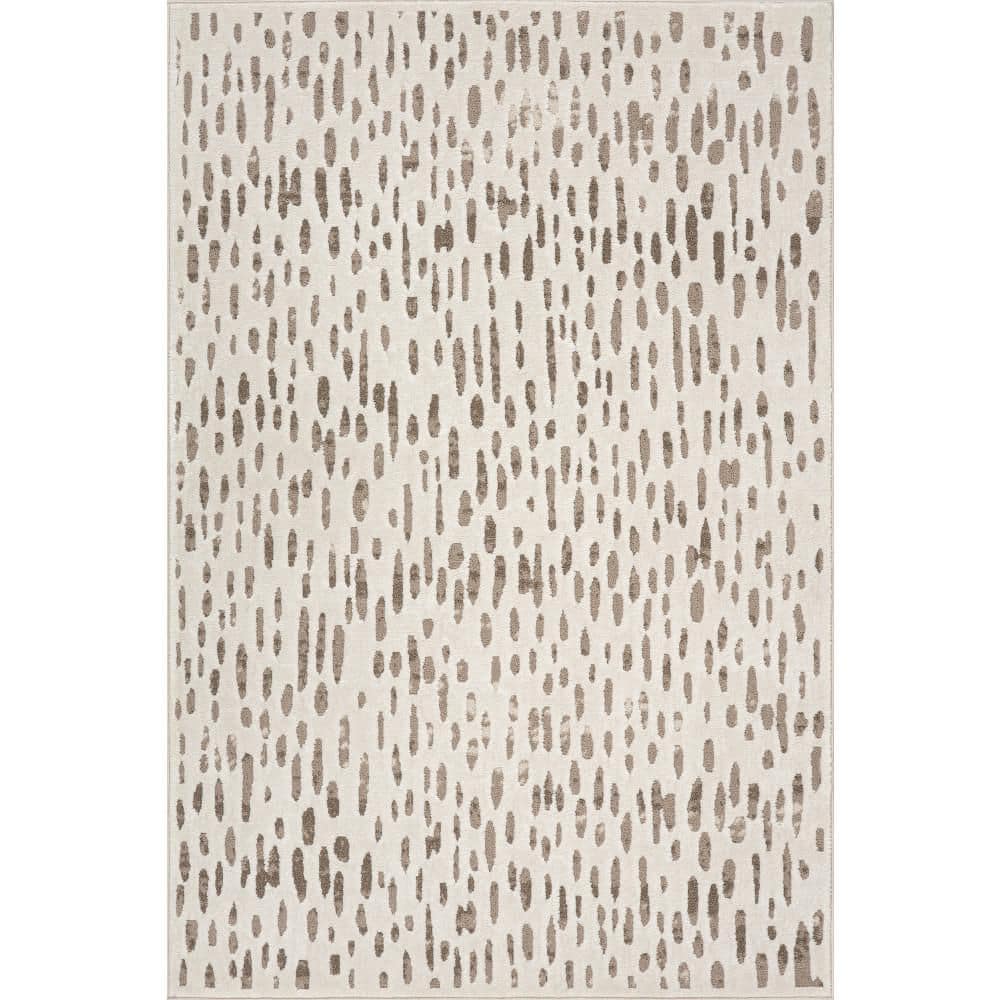 Clarisse Modern Polka Dot Area Ivory 8 ft. x 11 ft. Indoor Area Rug price history on PriceWatchPro