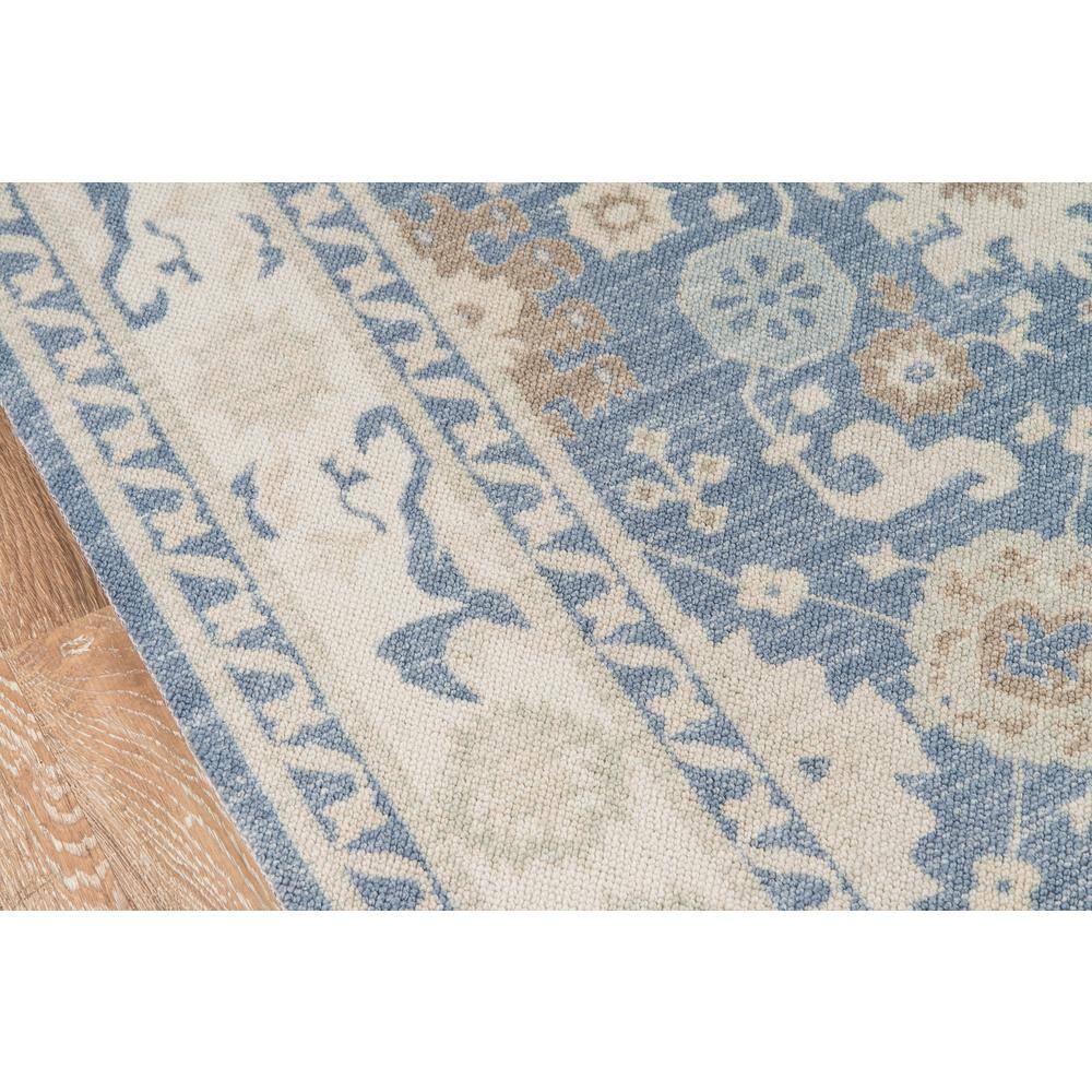 Anatolia Light Blue and Beige Wool Blend Area Rug 3'3" x 5'