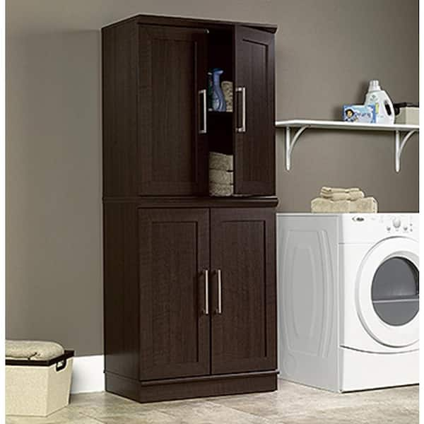 Sauder HomePlus Large Storage Cabinet with Door in Dakota Oak