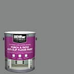 1 Gal. #PFC-63 Slate Gray Textured Low-Lustre Enamel Interior/Exterior Anti-Slip Porch and Patio Floor Paint