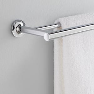 Purist 24 in. Double Towel Bar in Polished Chrome