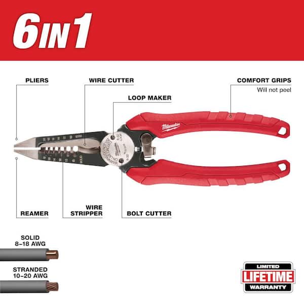 Milwaukee 6 in 1 pliers discount