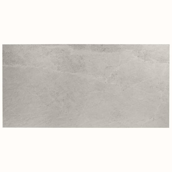 Ivy Hill Tile LithoTech Chalk White 6 in. x 0.78 in. Matte Porcelain Floor Paver Tile Sample