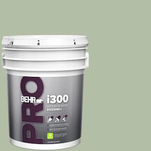 5 gal. #S390-3 Creamy Spinach Eggshell Interior Paint