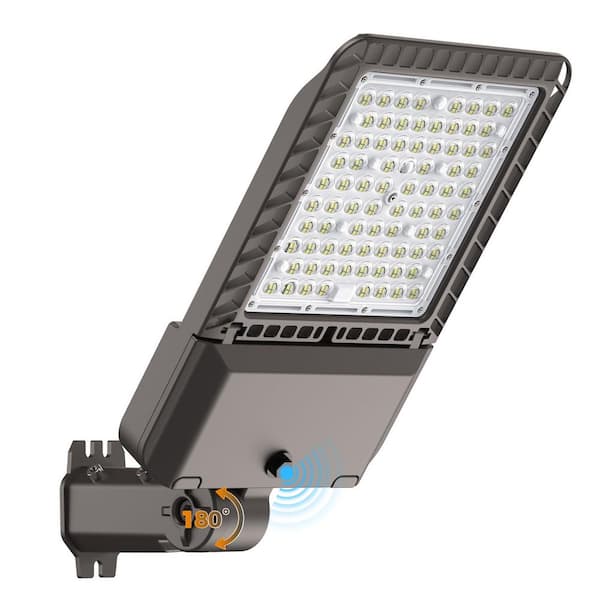 240-Watt Equivalent Outdoor Integrated LED Parking Lot Area Light 60000LM 6000K Dusk-to-Dawn IP65 Street Light (1-Pack)
