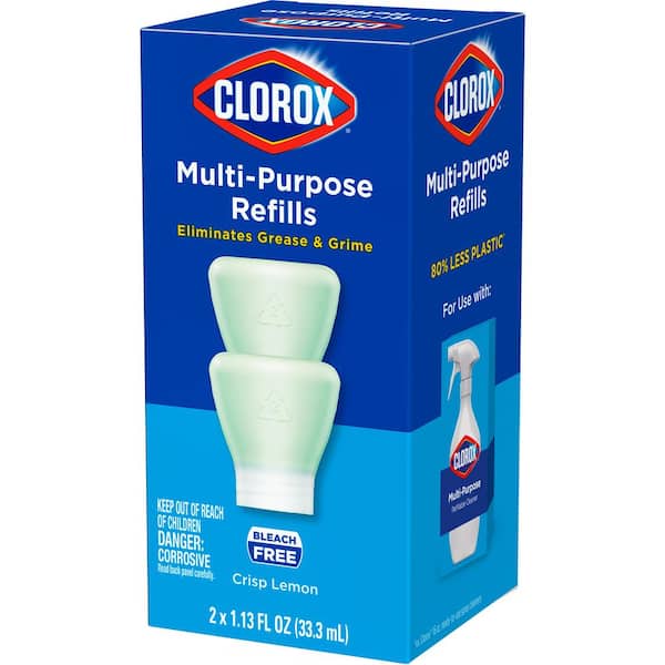 Clorox 2.25 oz. Crisp Lemon Scent Disinfecting Bleach Free All