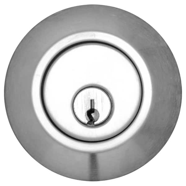 ESSENTIALS by Schlage Morrow Stainless Steel Keyed Entry Door
