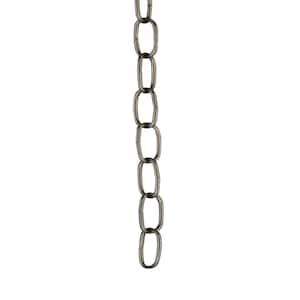 36 in. 11-Gauge Antique Brass Light Fixture Chain (1-Pack)