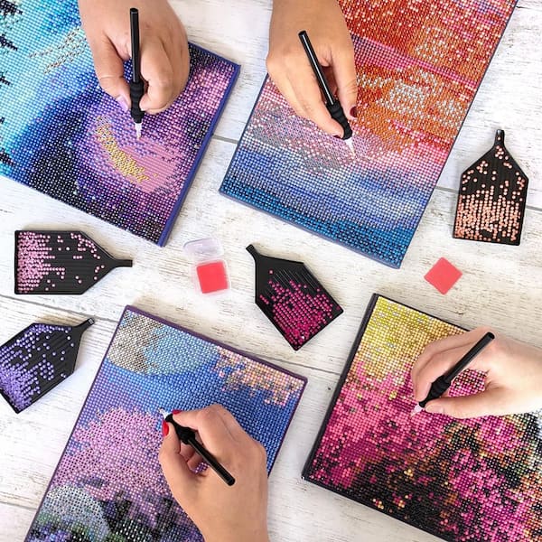 ArtSkills Diamond Painting Kit, Diamond Art Ready to Hang Framed